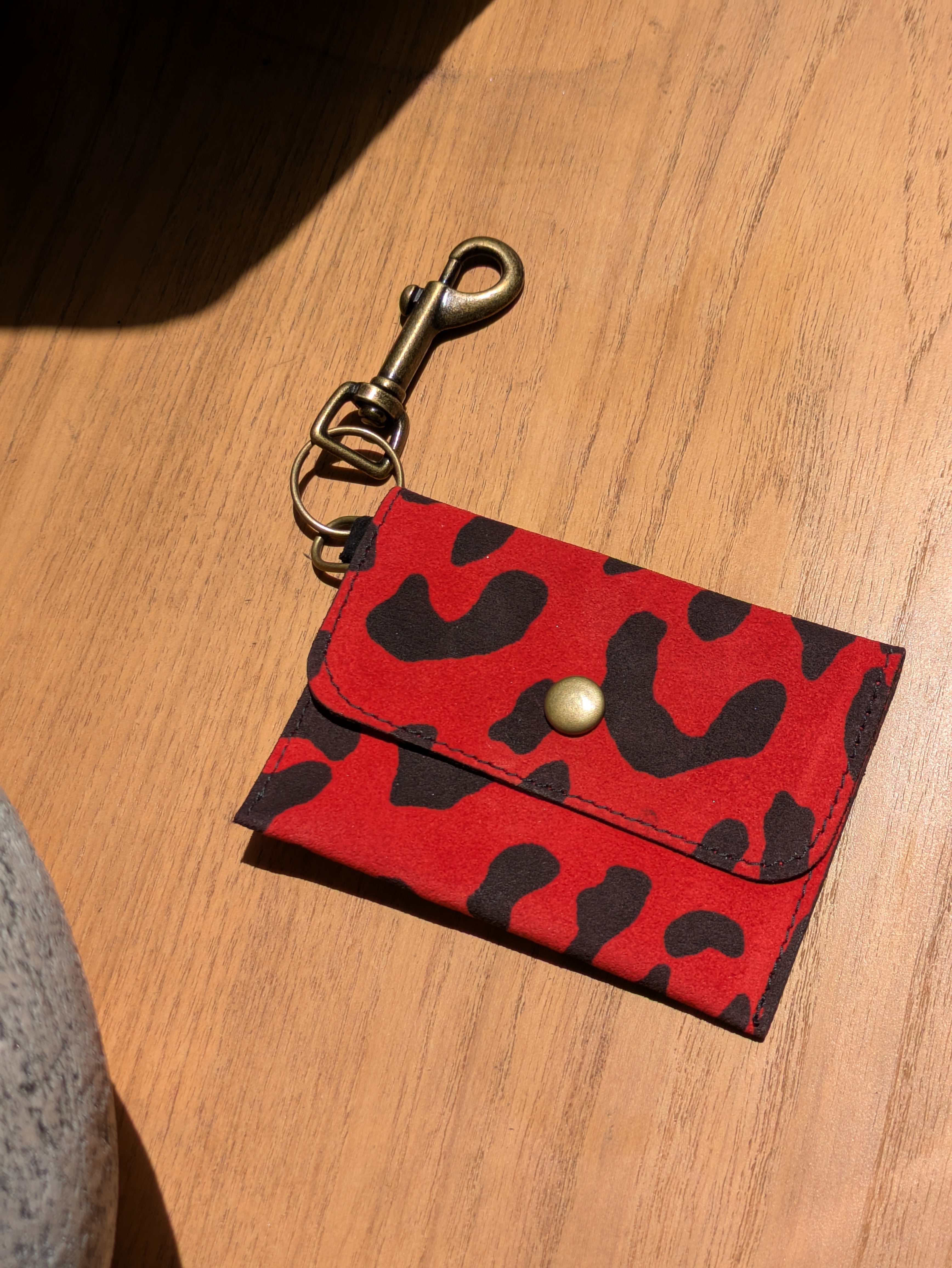 Kim White Keychain Wallet - Colors & Patterns