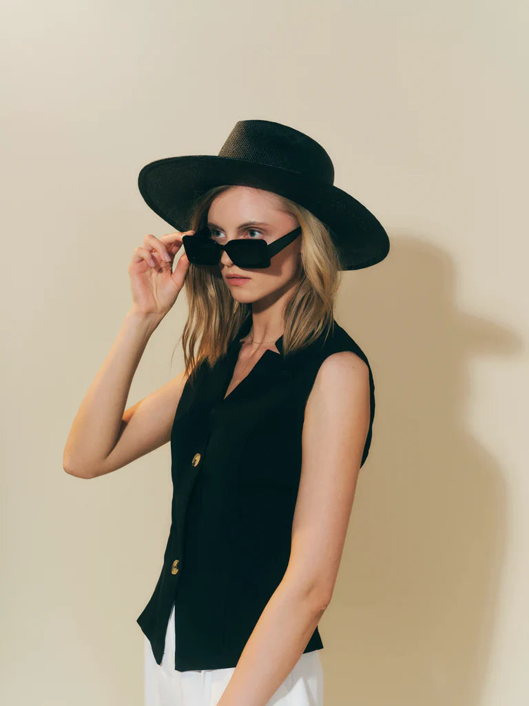 HEADS OF STATE - The Teardrop Fedora - Black