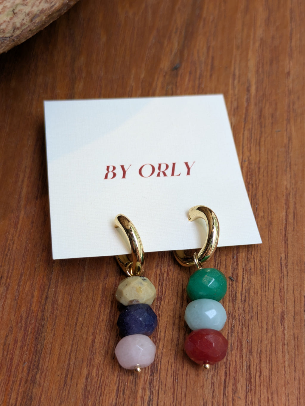 BY ORLY - Multicolor Quartz on Hoops