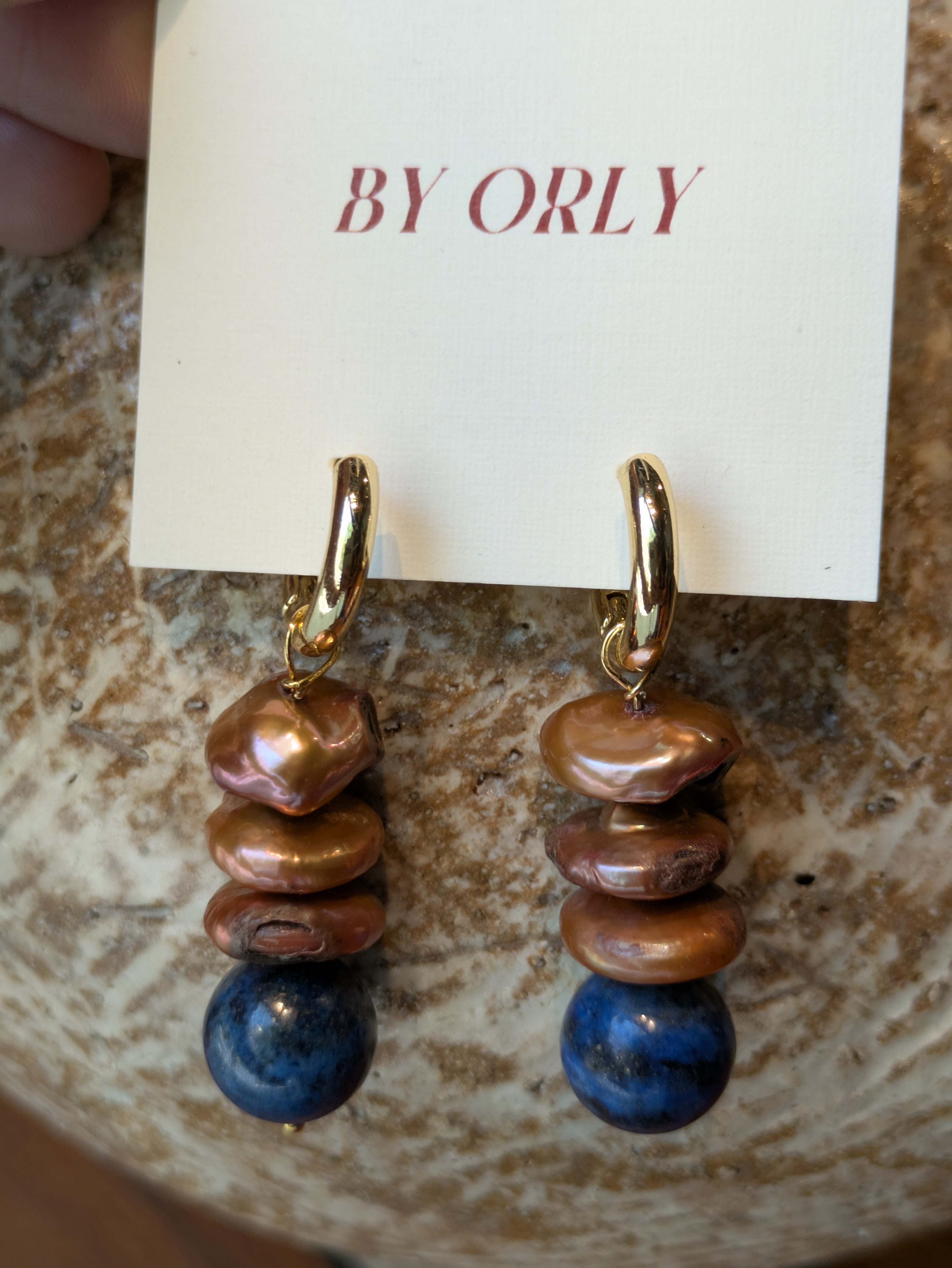 BY ORLY - Hoops With Pearl Drop