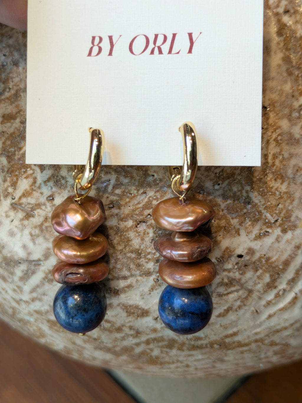 BY ORLY - Hoops With Pearl Drop