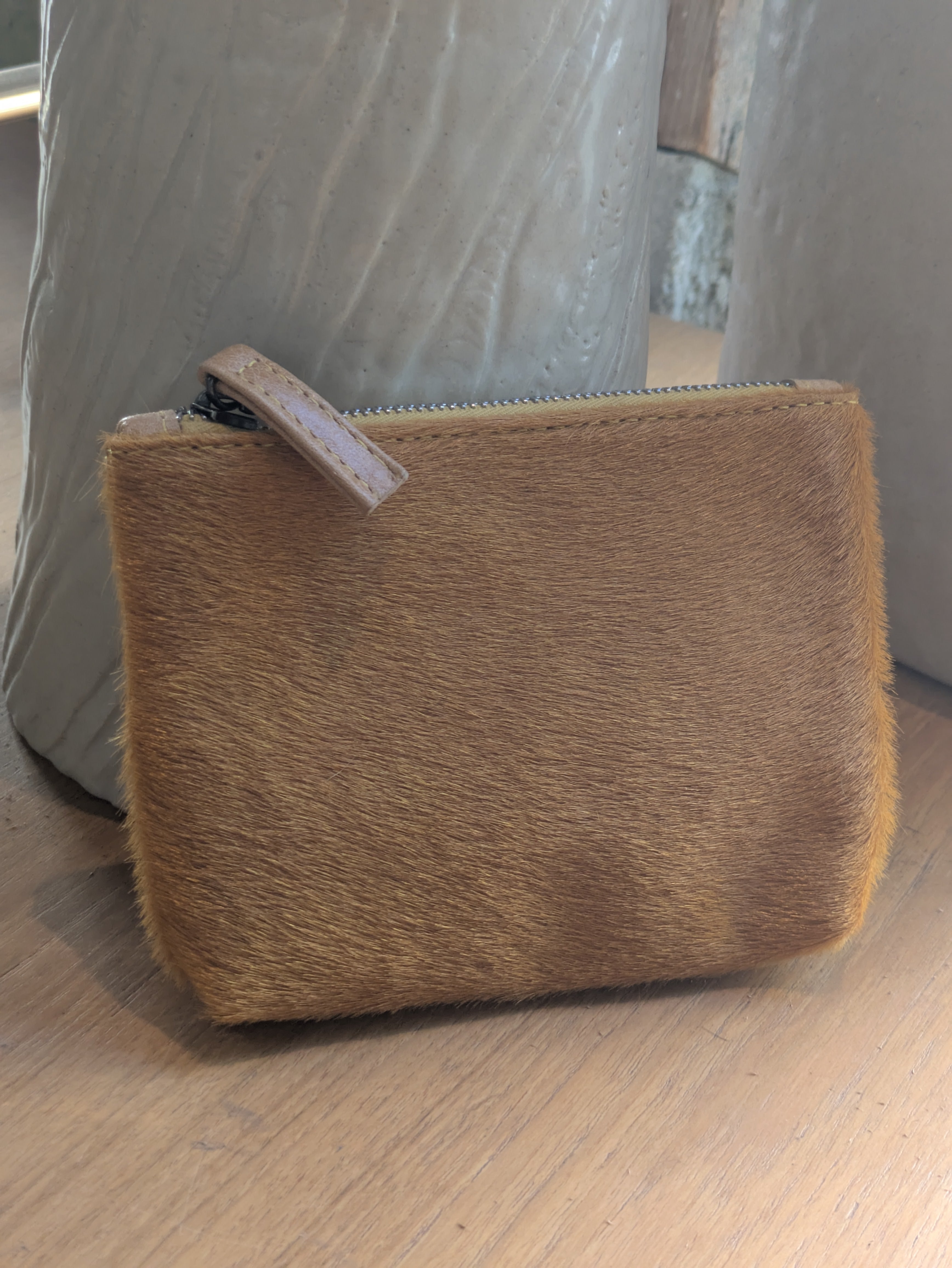 Kim White Small Cosmetic Bags - Solids